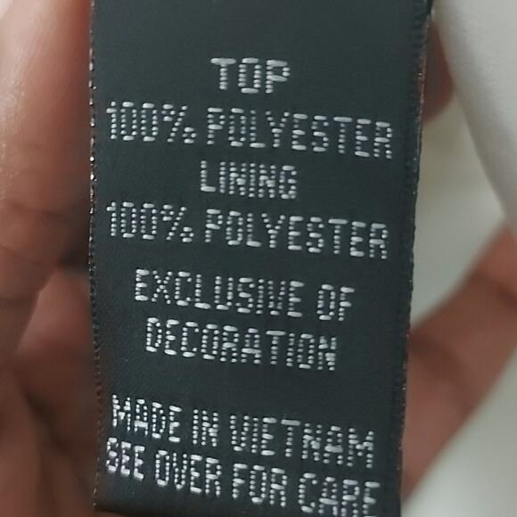 I.N. San Francisco Off Shoulder White Lace Sheer Floral Blouse XL Cottagecore - Picture 11 of 12